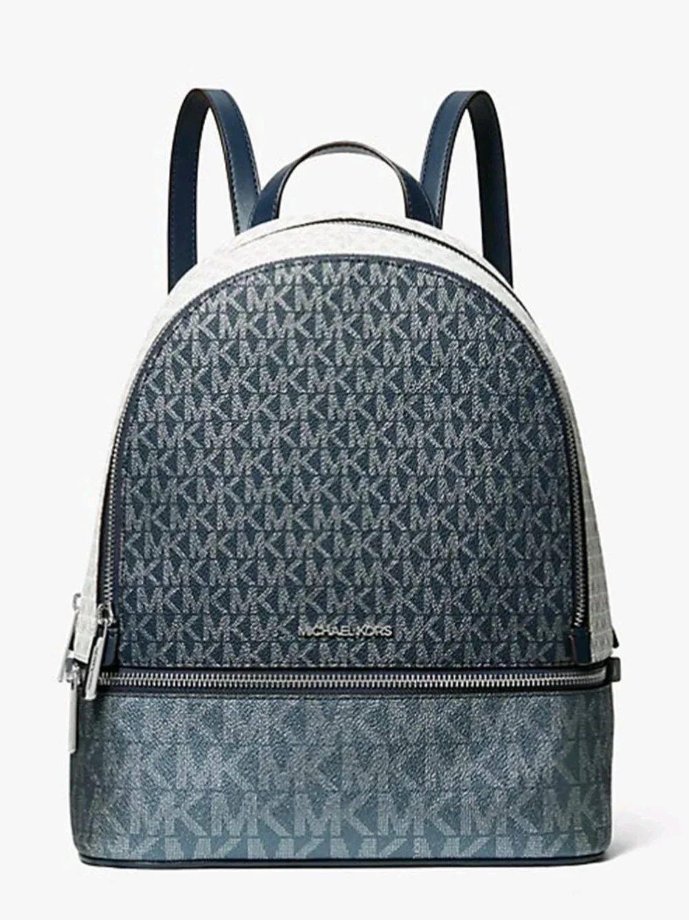 Michael Kors Black Logo Print Backpack